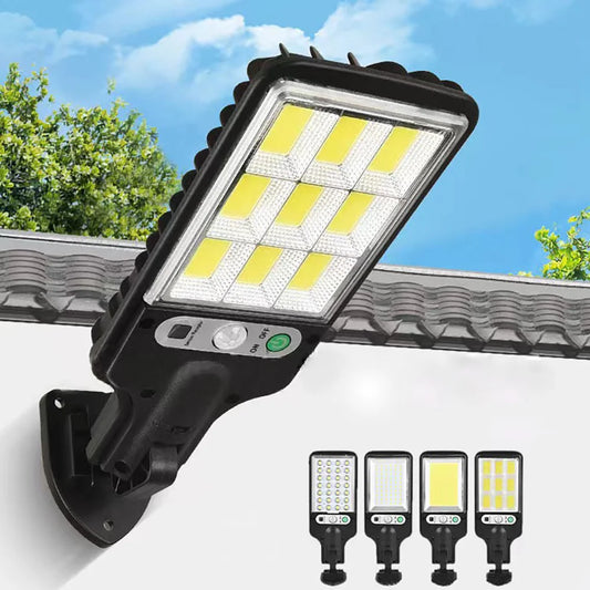 Lámpara LED solar para exteriores resistente al agua